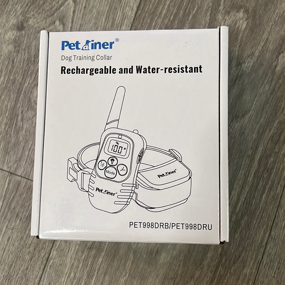 NEW Petrainer water resistant dog training collar